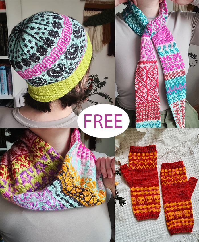 Free Cecilia Accessories Knitting Pattern