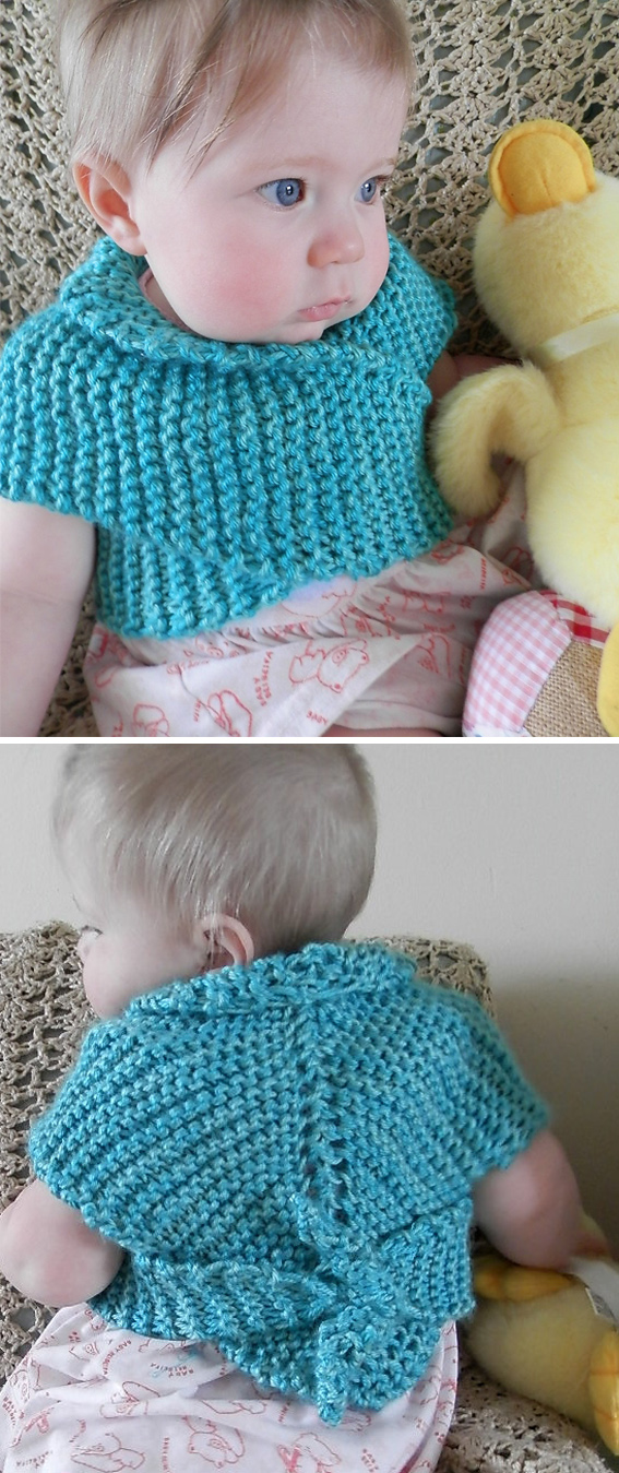 Free Knitting Pattern for Cedar's Spring Baby Shawl