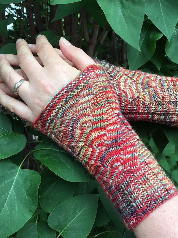 Free Knitting Pattern for Celebration Wristlets