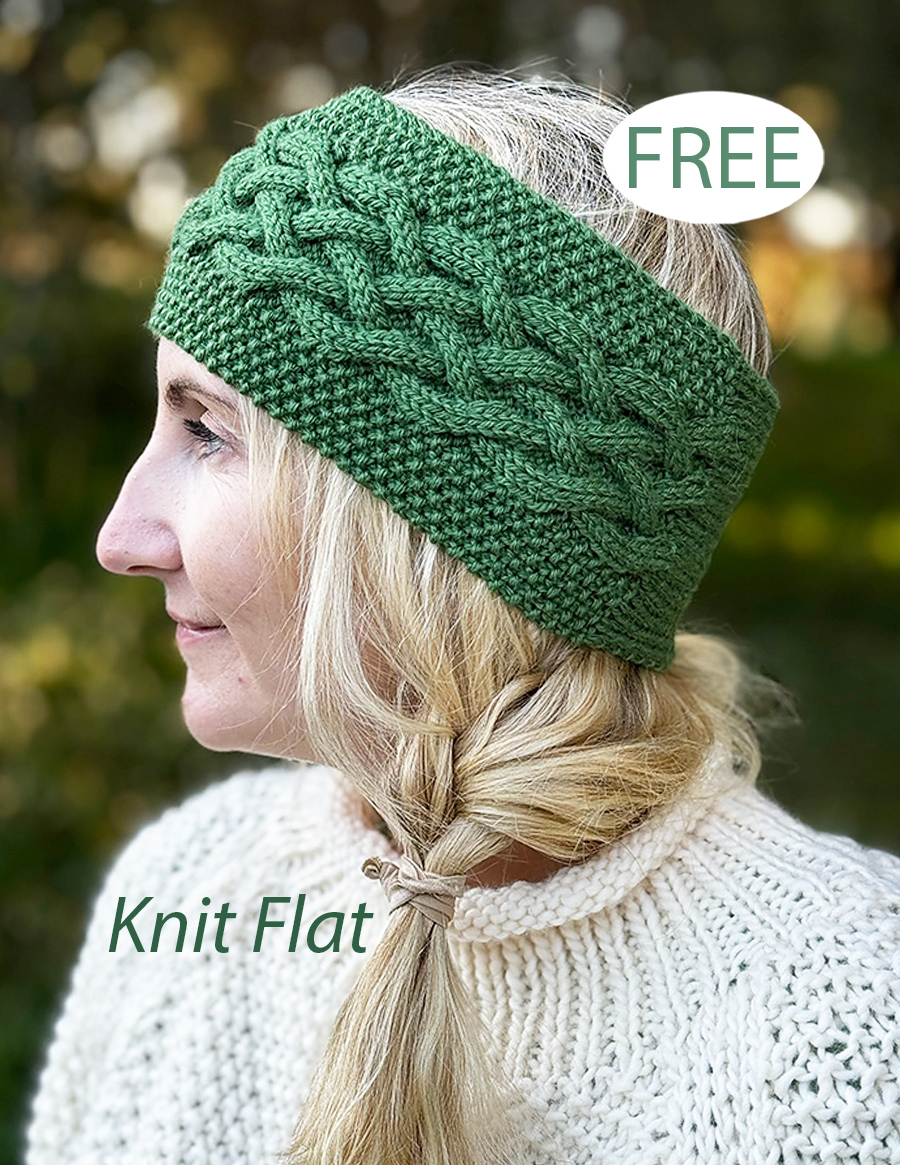 Free Knitting Pattern Celtic Cable Headband