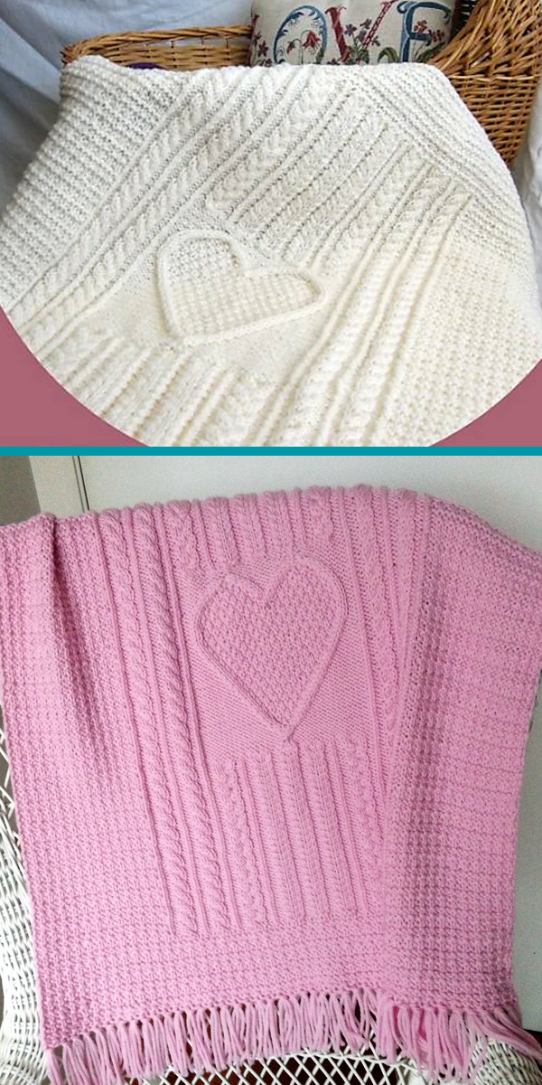 Knitting Pattern for Celtic Lap Blanket