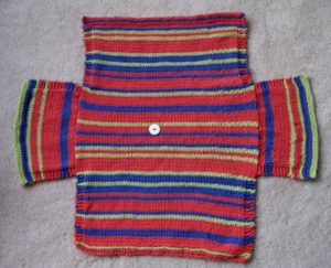 Free Knitting Pattern for Travel Changing Pad