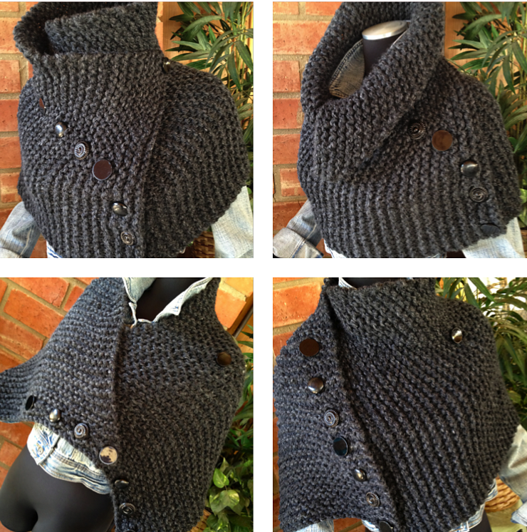 Knitting Pattern for Ribbed Hugger Cowl