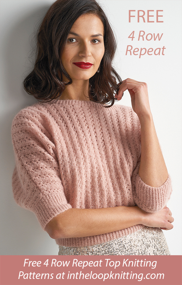 Free Charisma Sweater Pattern Knitting Pattern