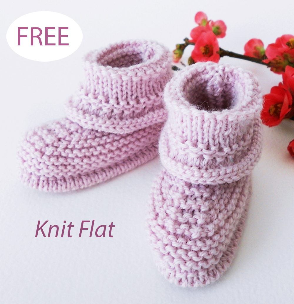 Free Rosehip Booties Baby Booties Knitting Pattern