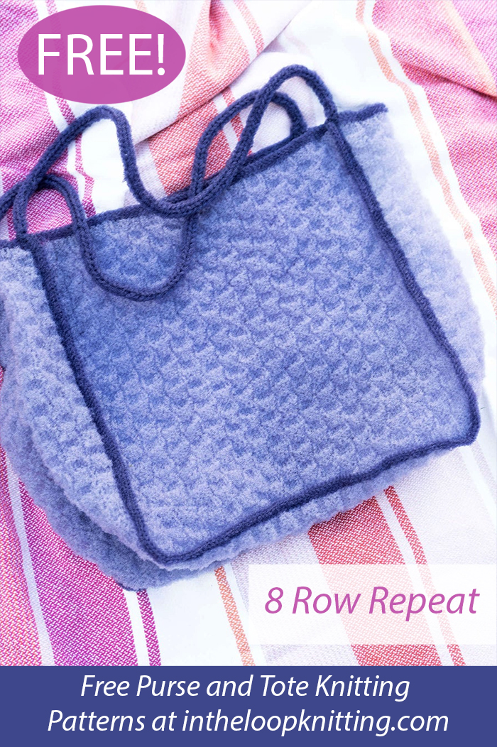 Free Check Stitch Bag Knitting Pattern