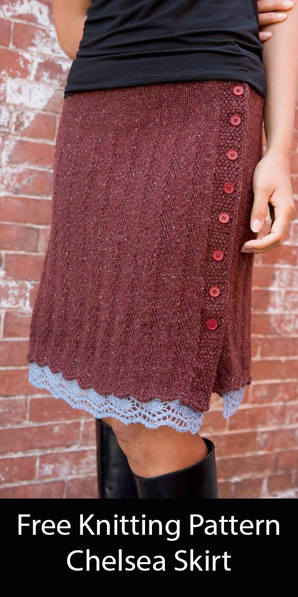 Chelsea Skirt Free Knitting Pattern