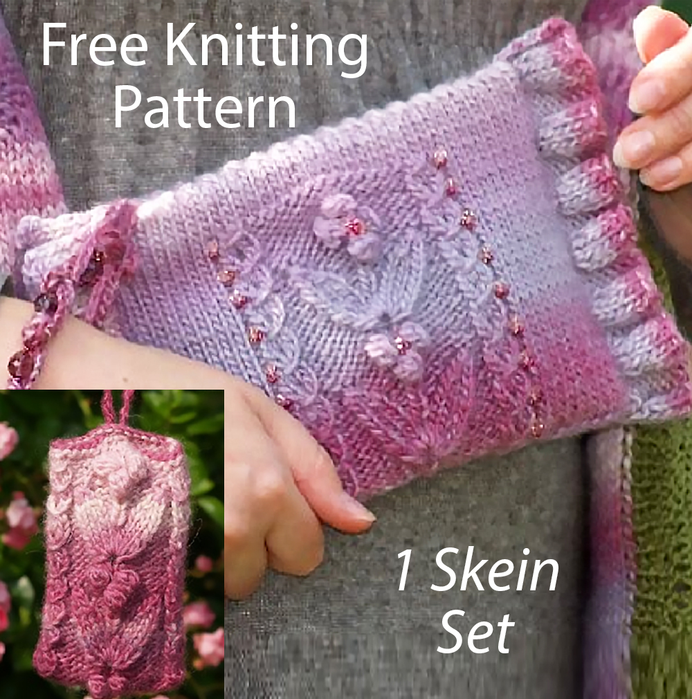 Free Cherry Tale Clutch and Phone Case Knitting Pattern