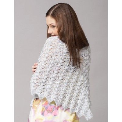 Free knitting pattern on Chevron Lace Scarf and Shawl and more chevron knitting patterns