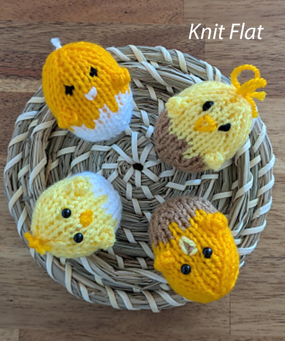 Free Easter Chick Eggs Easter Eggs Knitting Pattern