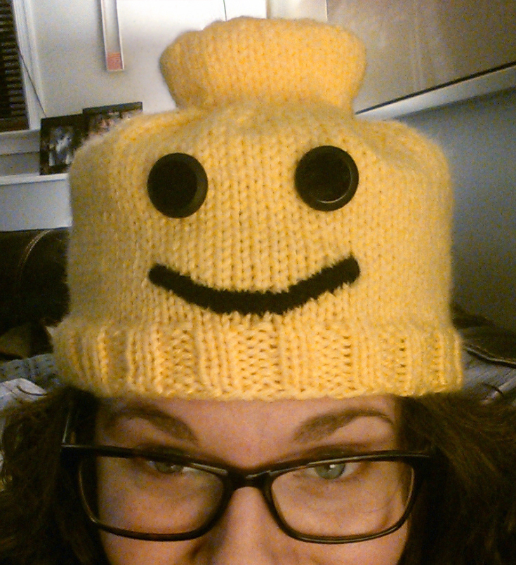 Free Knitting Pattern Lego Person Hat