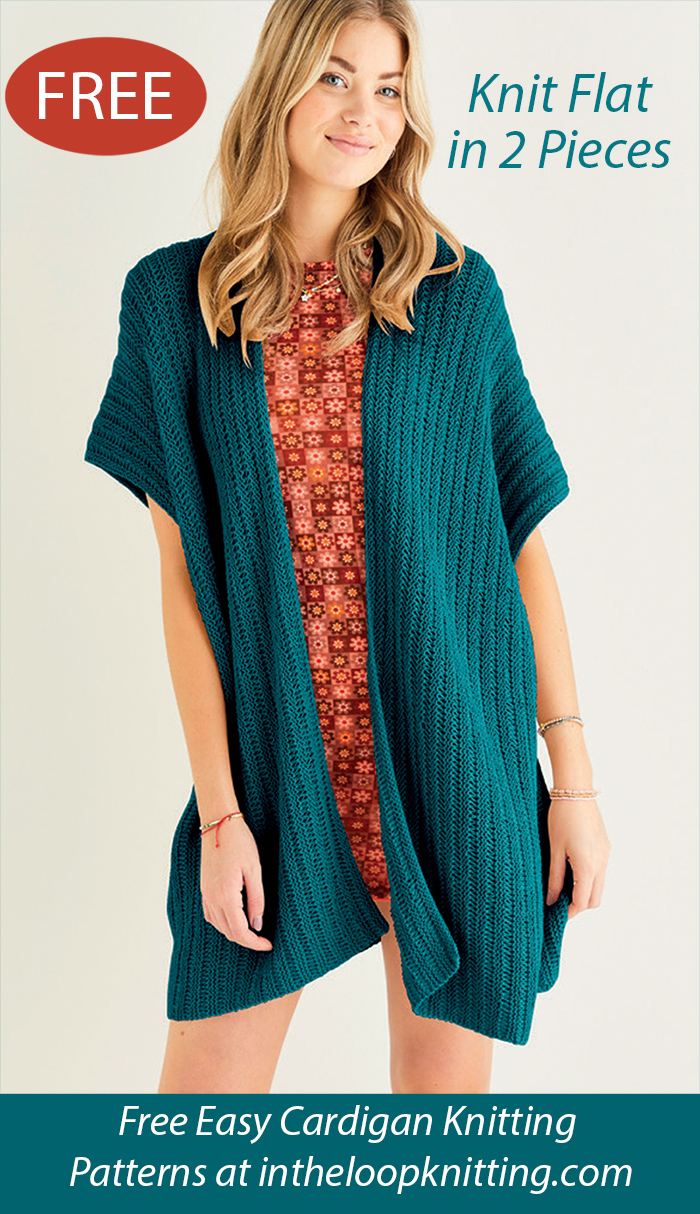 Free Easy Chill Out Cardigan Knitting Pattern