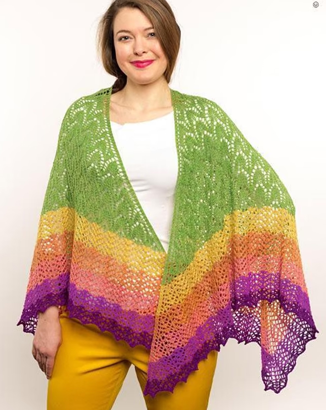 Chimera Shawl Knitting Pattern