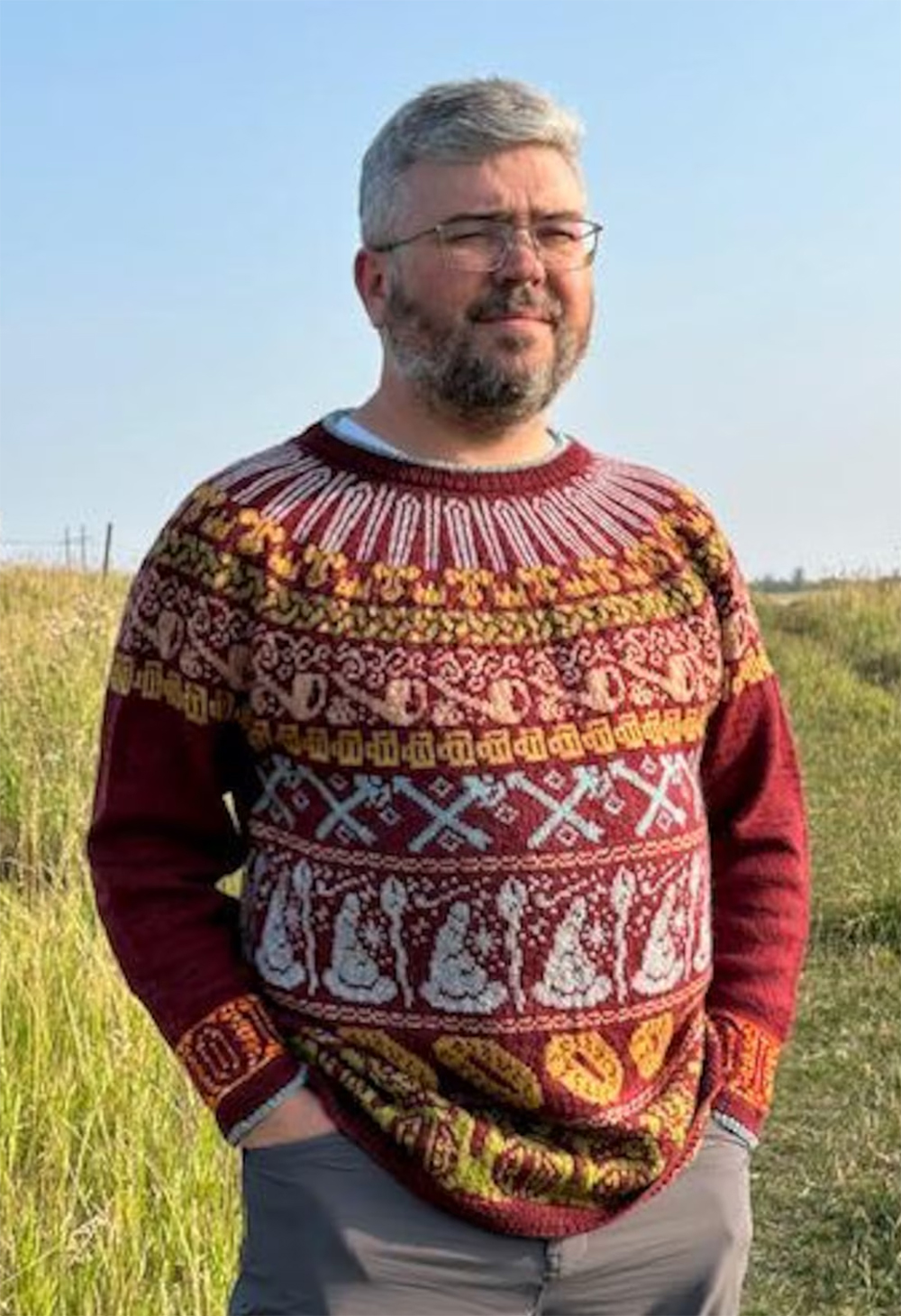 Choose Your Fellowship Sweater Knitting Pattern Lord of the Rings 