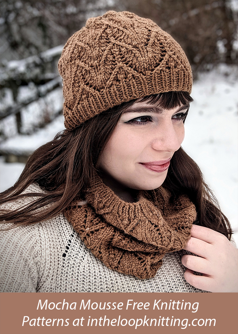 Free Chouette Hat and Cowl Knitting Pattern