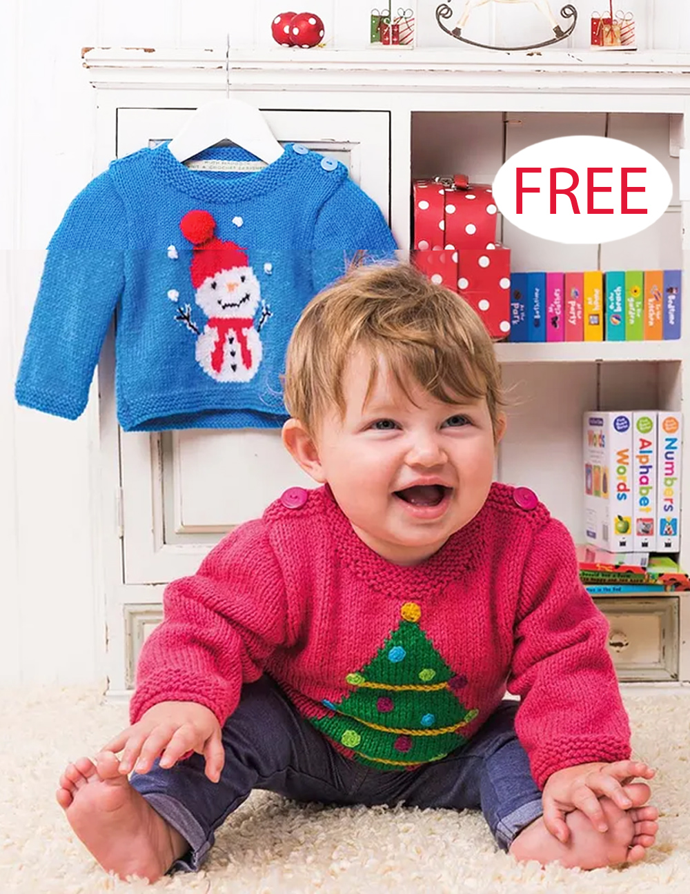 Free Kids' Christmas Jumper Knitting Pattern