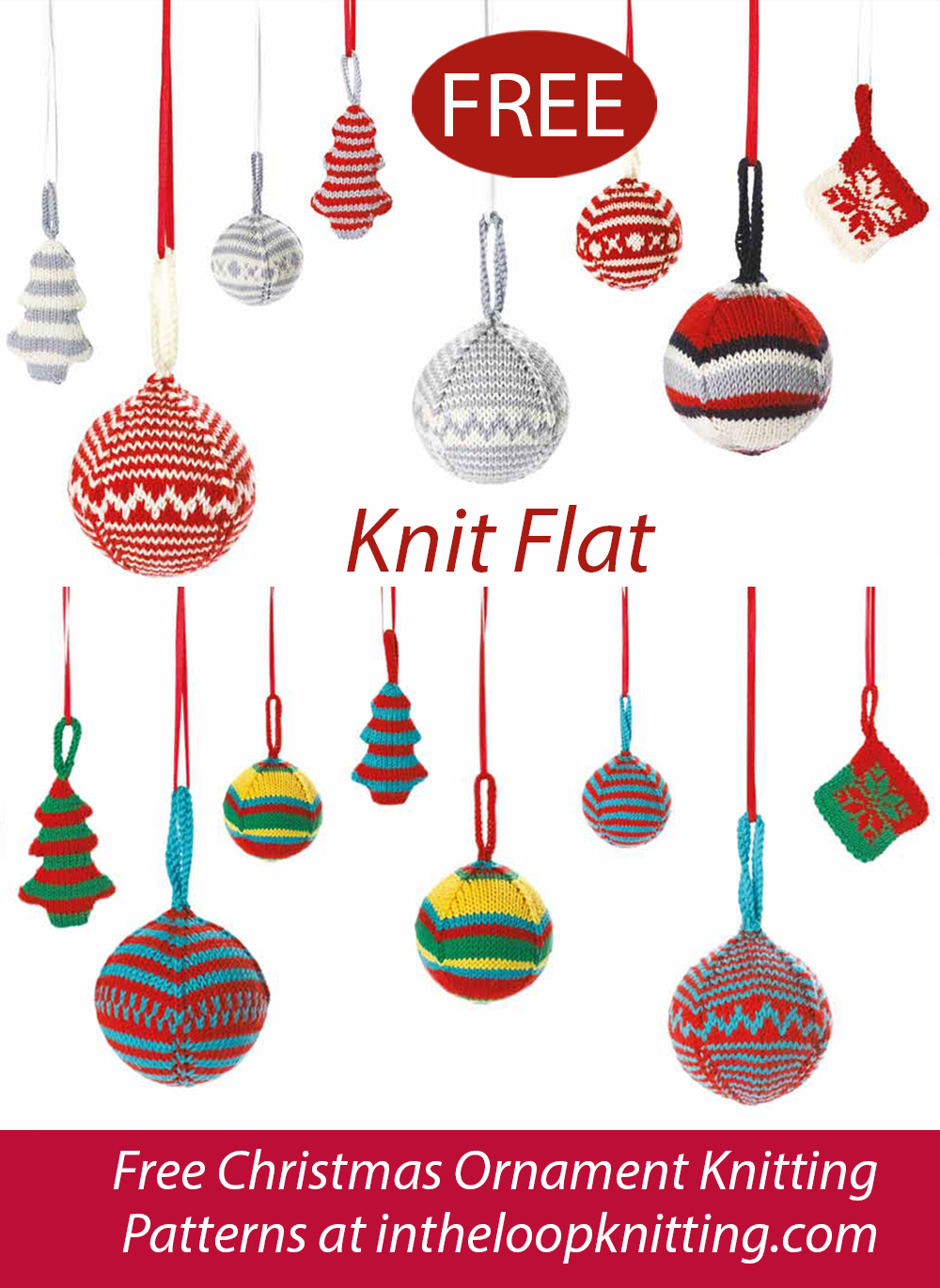 Free Christmas Tree Ornament Knitting Patterns