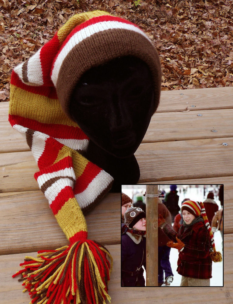 Free Knitting Pattern for Schwartz's Stocking Cap from A Christmas Story