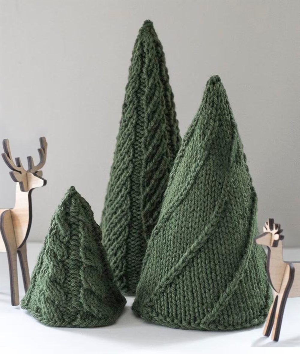 Christmas Trees Knitting Pattern