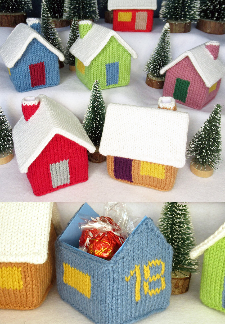 Christmas Village Knitting Pattern
