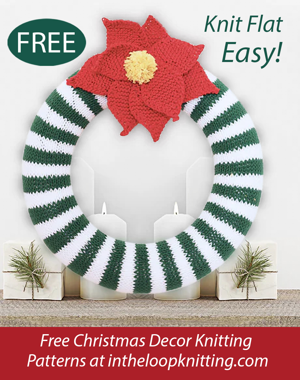 Free Easy Christmas Wreath Knitting Pattern