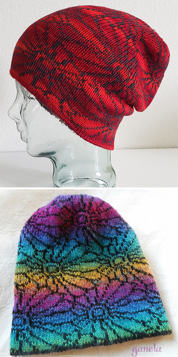 Free Knitting Pattern for Chrysanthemum Hat