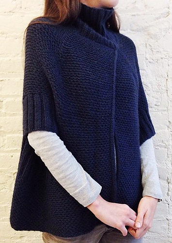 Free Knitting Pattern for City Cape