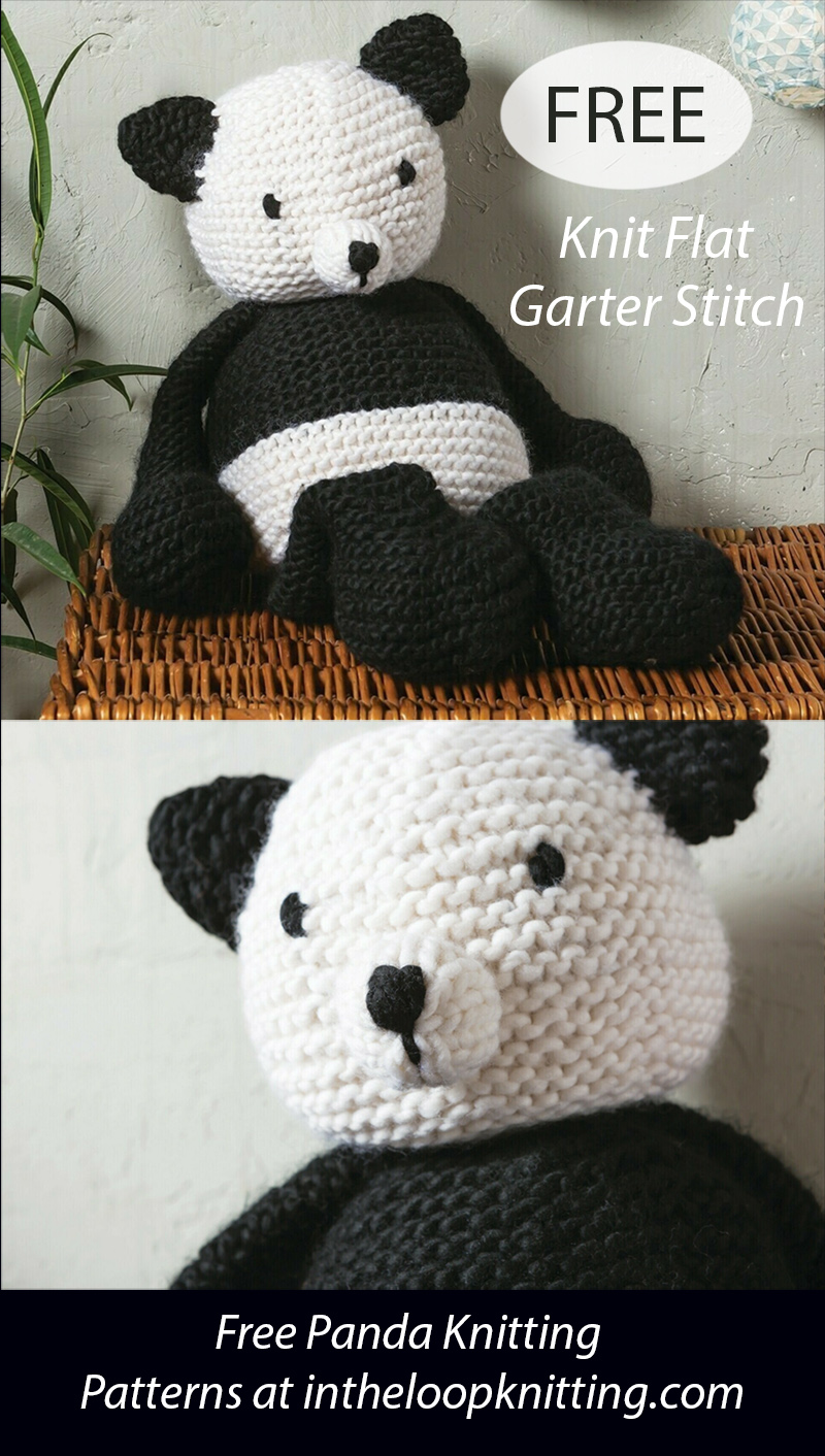 Free Panda Knitting Pattern