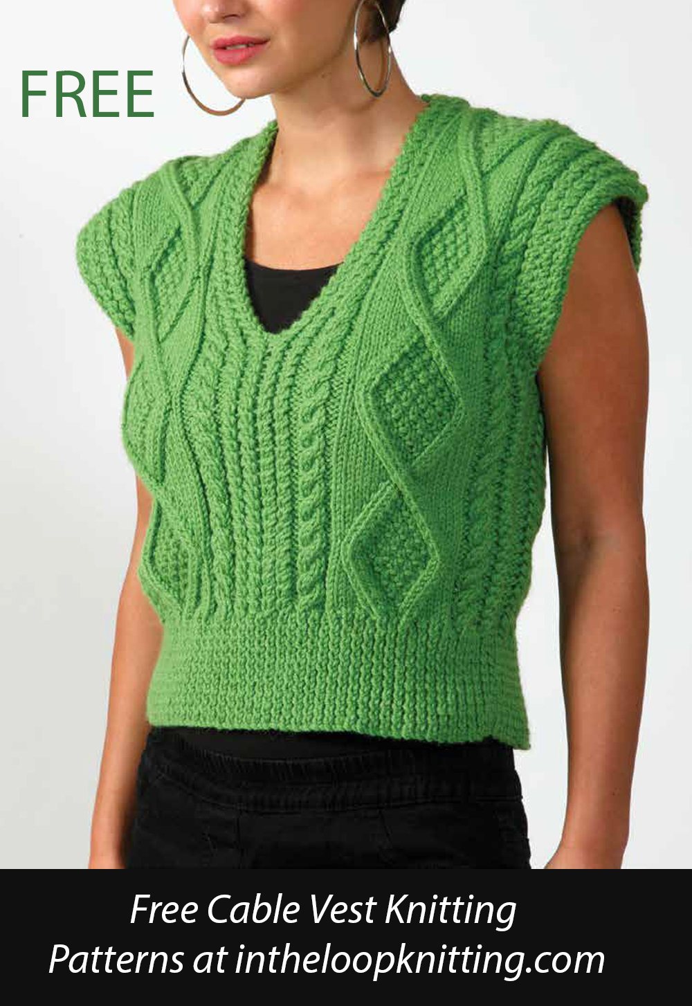 Free Clare Top or Vest Knitting Pattern