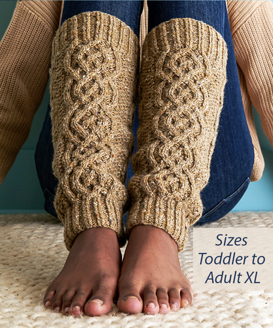 Free Classic Cable Leg Warmers Knitting Pattern