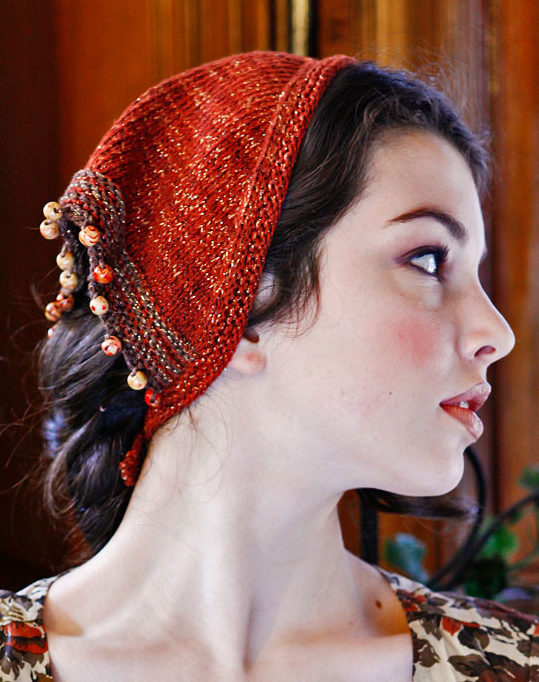 Free Knitting Pattern for Claudja Kerchief