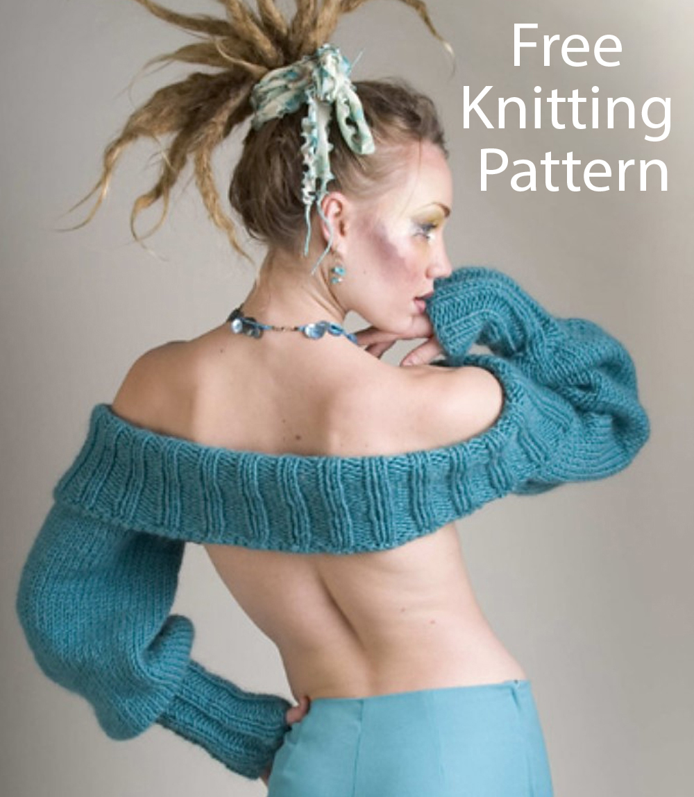 Free Cleaves Bolero Knitting Pattern