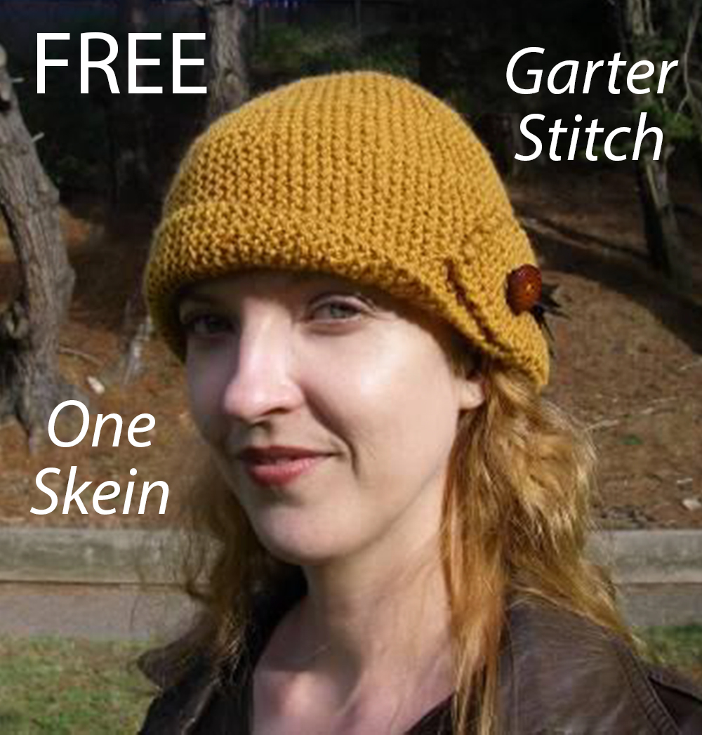 Free Cloche Chapeau  Knitting Pattern