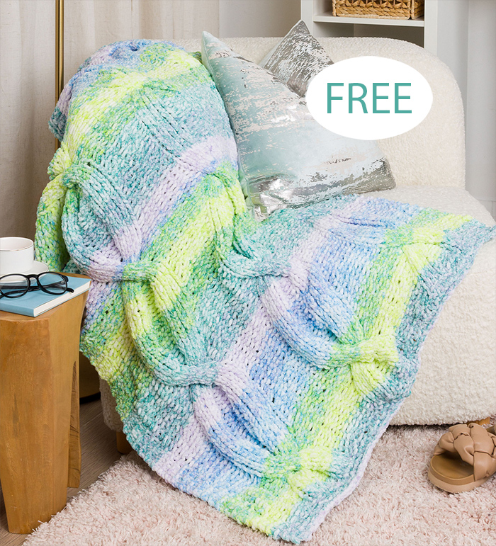 Free Knitting Pattern for Super Bulky Cloud Blanket