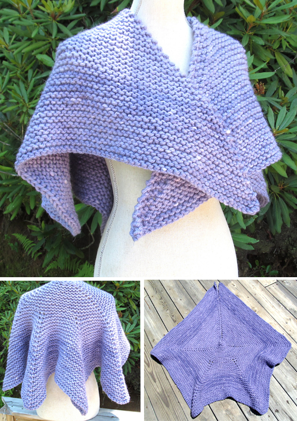 Garter Stitch Shawl Knitting Patterns- In the Loop Knitting