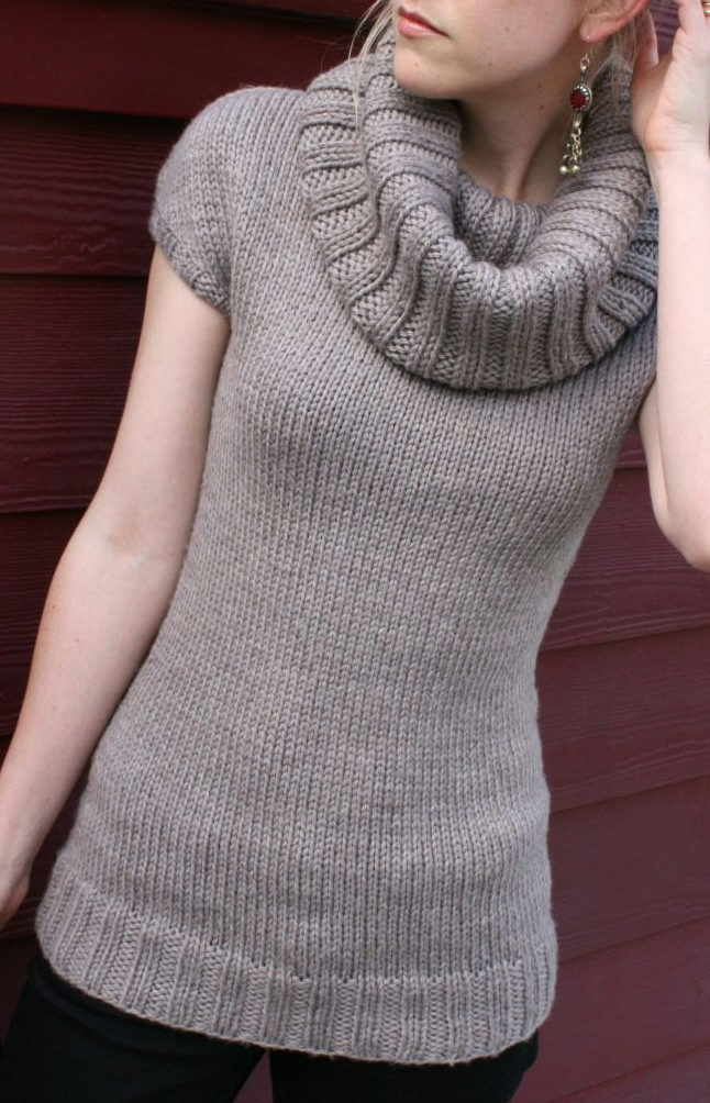 Knitting Pattern for Cloudy Sunday Tunic