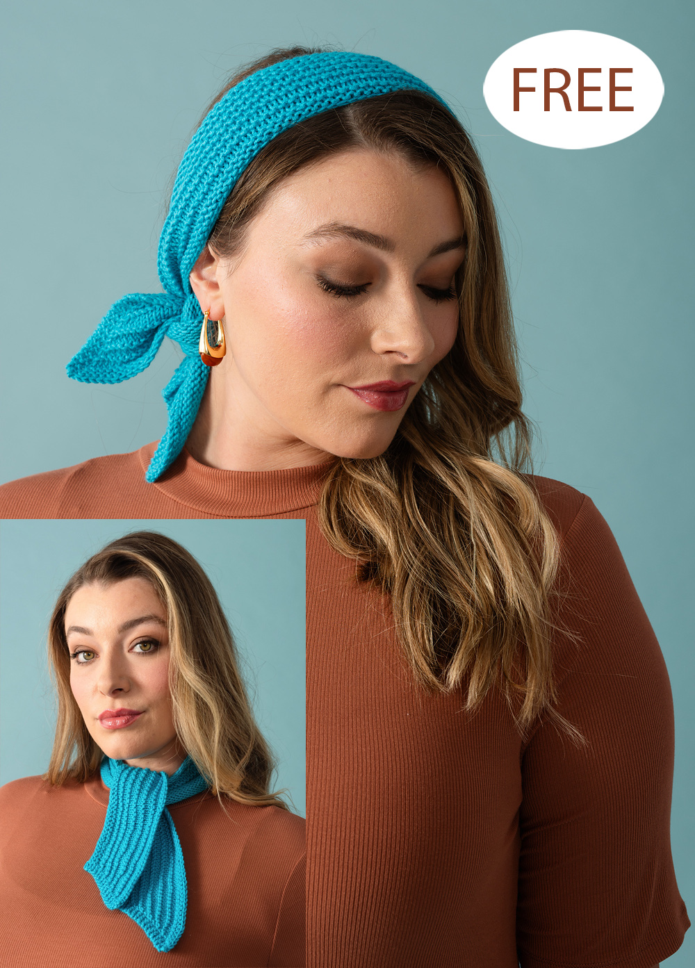 Free Clover Headband Knitting Pattern