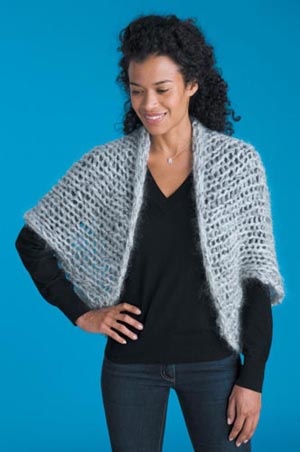 Free knitting pattern for Cocoon Shrug and more easy shrug knitting patterns