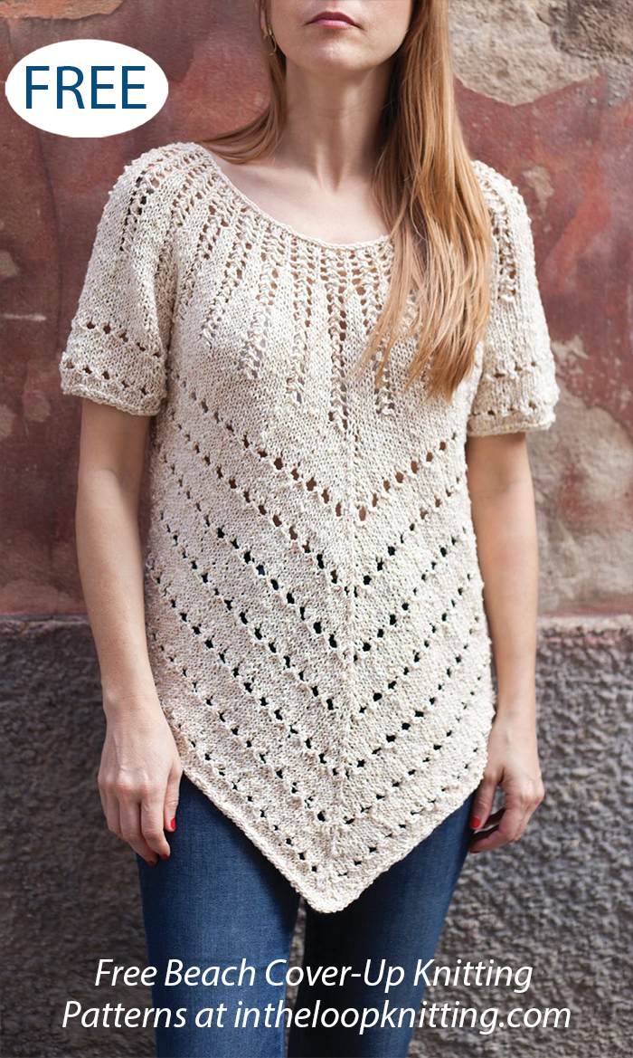 Free Cocoon Tunic Top Knitting Pattern