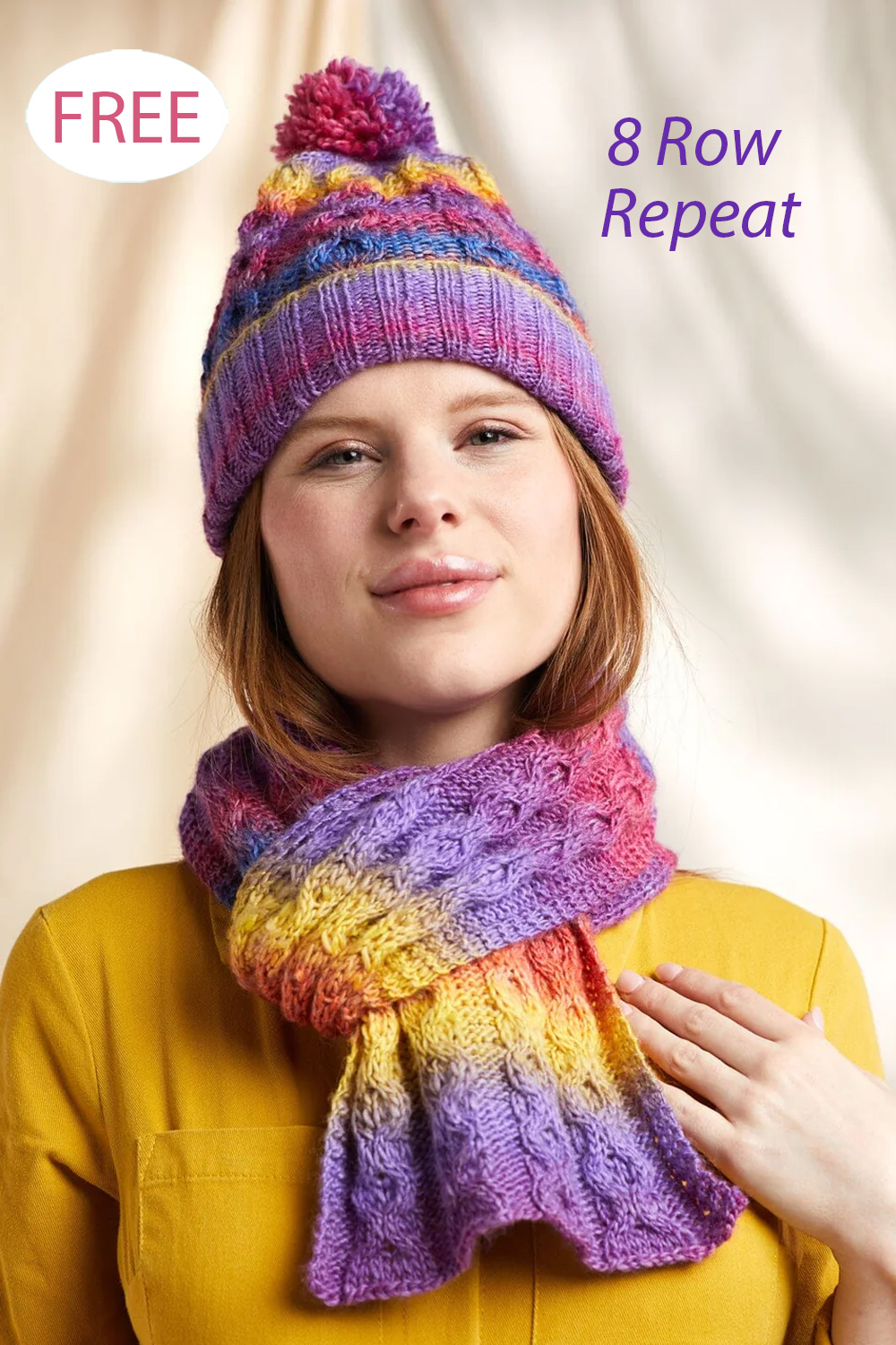 Free Coffee Shop Set Cowl and Hat Set Knitting Pattern