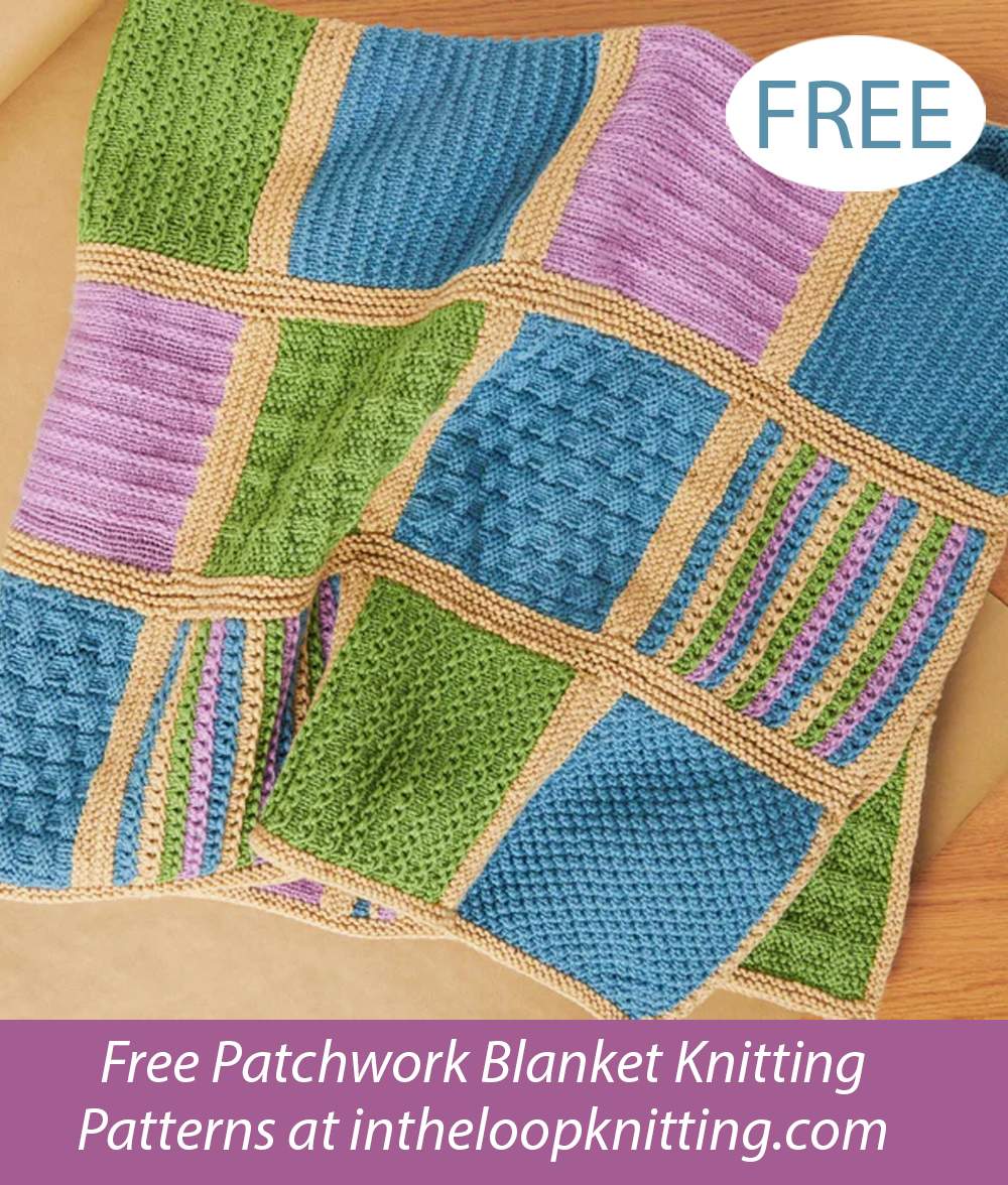 Collective Blanket Free Knitting Pattern