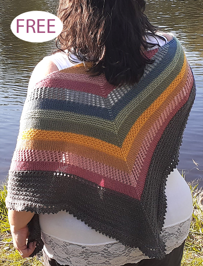 Free Color Adventure Shawl Knitting Pattern