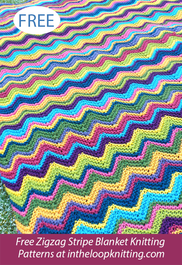 Free Color Play Blanket Knitting Pattern