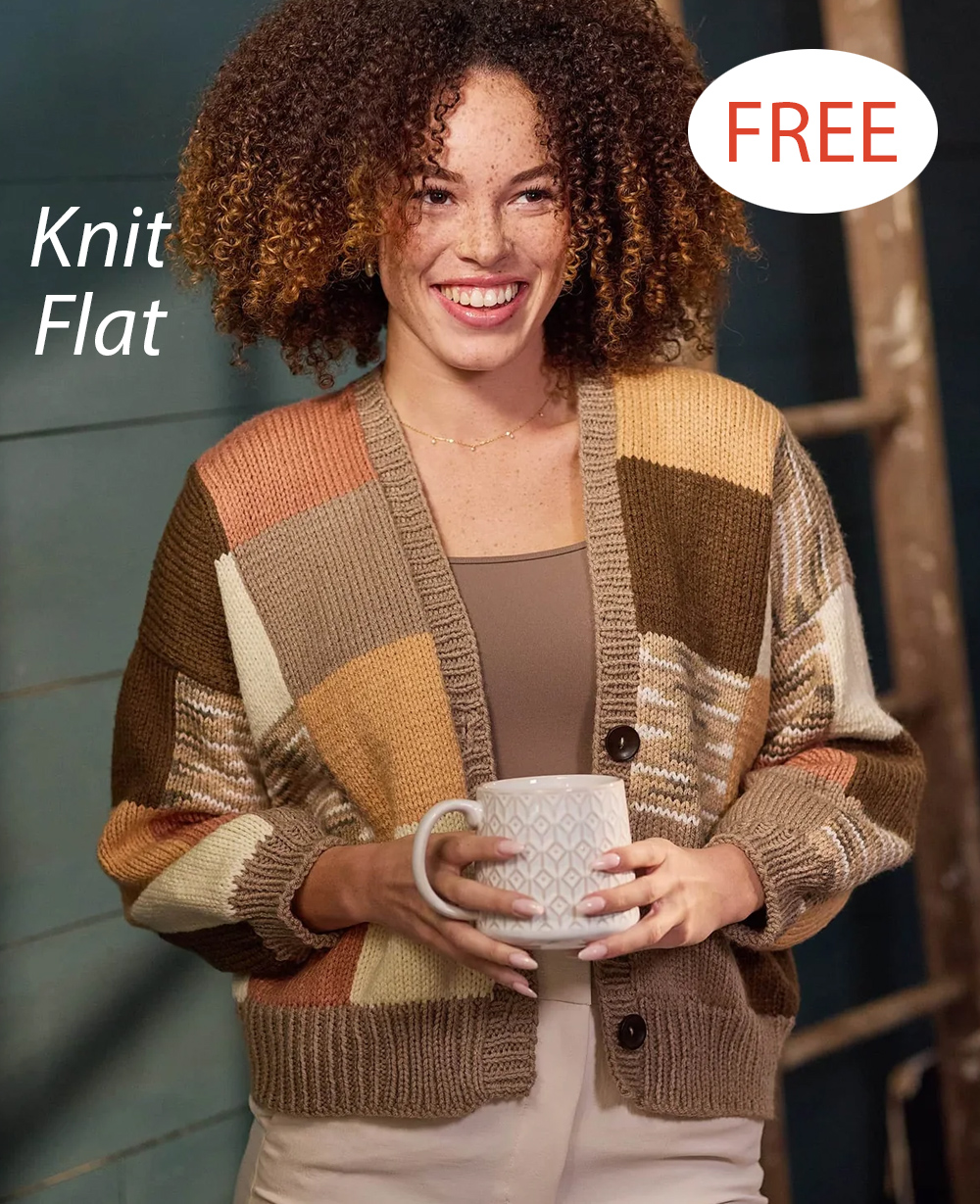 Colorblock Cardigan  Knitting Pattern