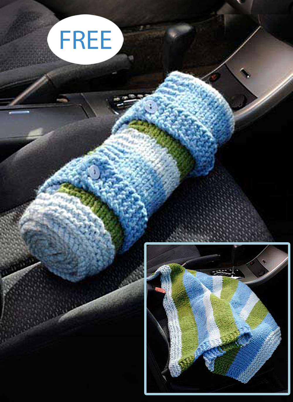 Free Compact Car Blanket Knitting Pattern 