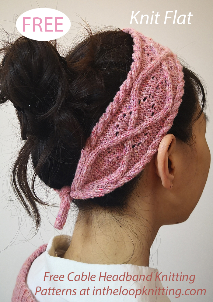 Free Knitting Pattern Concave Convex Headband