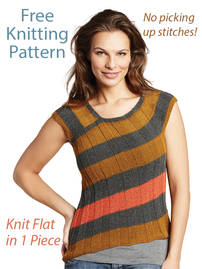 Free Lace Tank Top Knitting Pattern