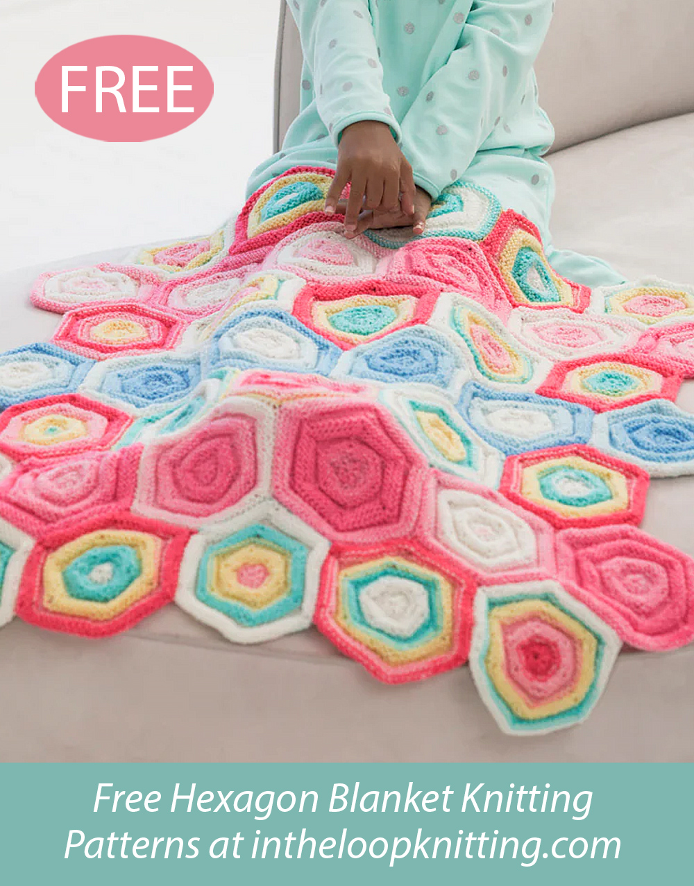Free Stash Buster Confetti Color Baby Blanket Knitting Pattern