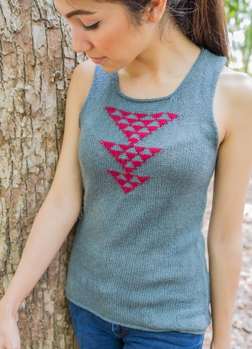Connected Tank Knitting Pattern