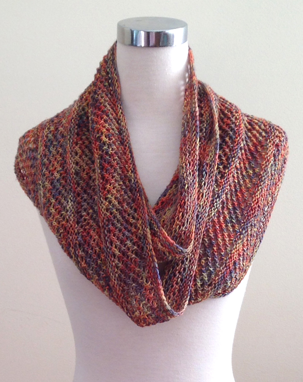Free Knitting Pattern for One Skein Copilot Cowl